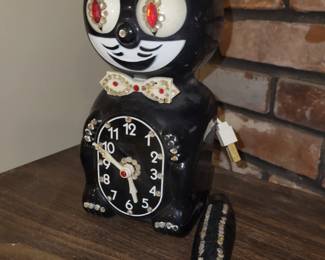 Vintage cast clock