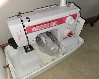 White sewing machine