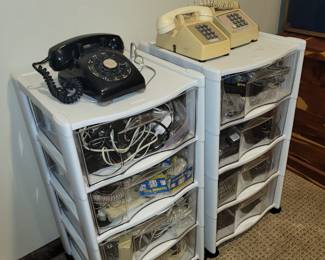 Vintage telephones