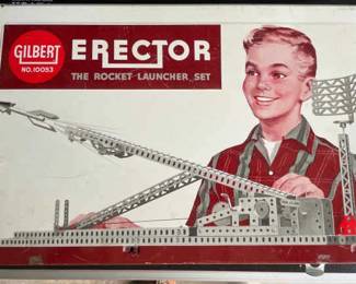 Vintage Gilbert The Rocket Launcher Erector Set