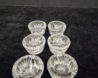 Vintage Crystal Salt Cellars