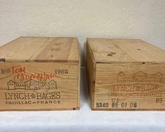 Lynch Bages Wine Crates