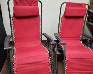Patio Lounge Chairs Set of Two