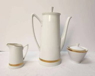 Upsala Ekeby Karlskrona Coffee Set from Sweden