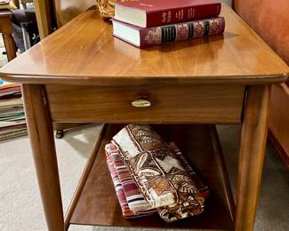 Pair of Mid Century Mersman Walnut end tables