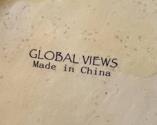 2 Large Global Views clay pots