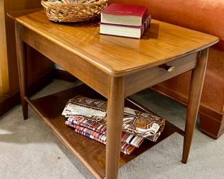 Pair of Mid Century Mersman Walnut end tables