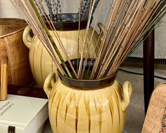 2Large Global Views clay pots