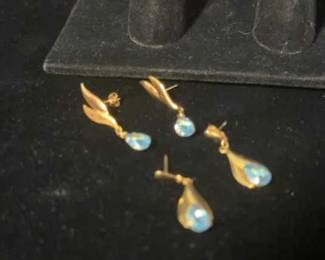 14K Gold Ring And Earrings