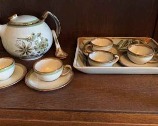 Tea Set Hand Painted