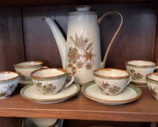 Coffee Set Hand Painted