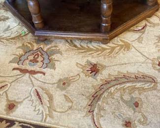 Handcrafted Vintage Rustic Spanish Mediterranean Octagon Coffee Table