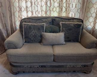 Tan Two Seater Sofa