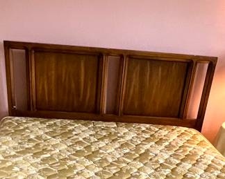 MCM Bed room set - Low dresser, High Boy dresser and queen head board and queen mattress