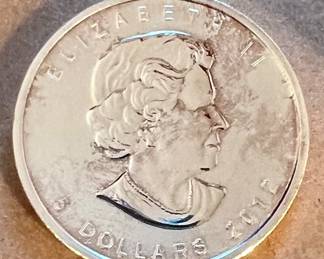 2012 - 1oz. Silver Canadian Cougar Wildlife Bullion Coin 