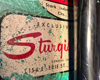 Vtg. Charleston Molded Mid Century Fiber Glass chair for Sturgis 154 E. Erie St. Chicago