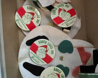 Wiebolts Santa Likes Me Buttons