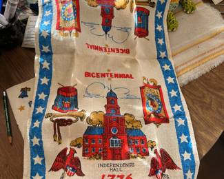 1776 commemorative Linen Hand Towel