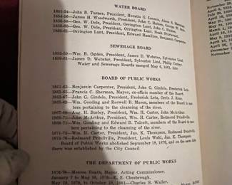 Annual reports Chicago hard cover books, 1902-1952 super interesting
