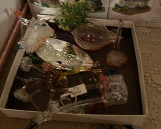 Blown glass decorative items