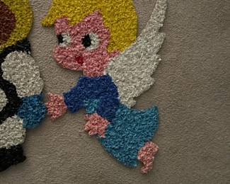 Plastic popcorn angel