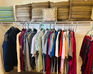 Men's clothing.  Now that's rare.