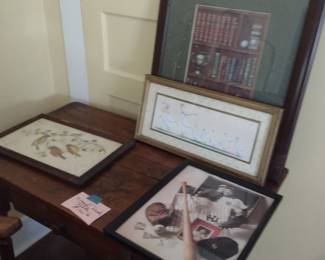Antique Desk, Framed Prints