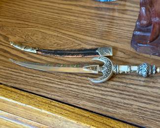 Spanish Dagger Letter Opener with sheath