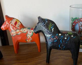 Swedish handpainted horses