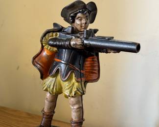 Antique Cast Iron Creedmoor Mechanical Bank