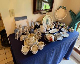 Lladros, assorted china and porcelain