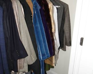 Mens sports jackets and woman's coats