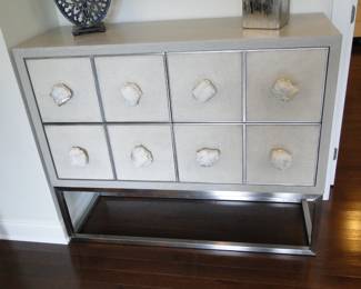 John Richards Fine Furniture Storage Cabinet with Quartz Crystal Knobs originally cost $6000