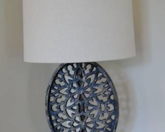 Heavy Cast Iron Filigree lamp