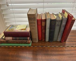 First editions.