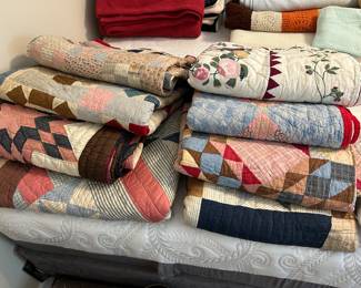 Lots of country quilts.