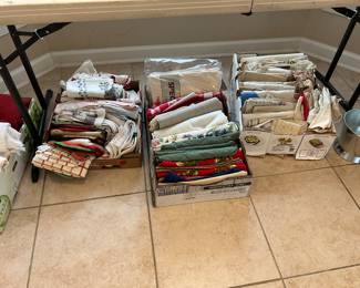 Kitchen linens.