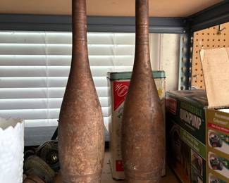 Antique juggling pins.