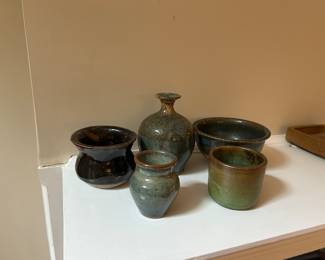 Decorative pottery.