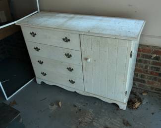 A great cabinet to distress. 