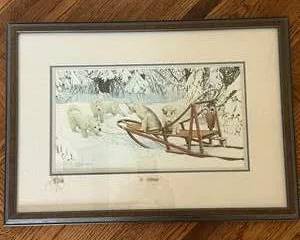 "In Training" Signed Limited Edition by Scott Kennedy 1991