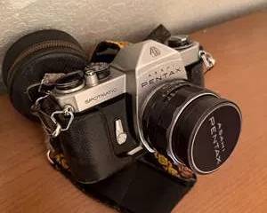 Vintage Asahi Pentax Spotmatic Camera and Accesories