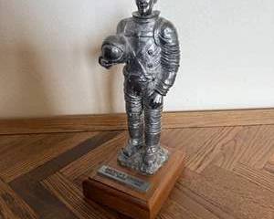 America's Courage Bronze Astronaut Figurine by Michael Ricker