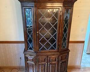 Century Furniture Distinction Curved Glass Cabinet