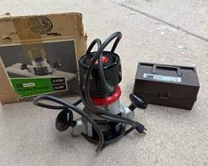 Craftsman 1/2 HP Hobby Router Model 91735 with Various Bits
