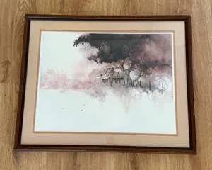 "Elm Hollow" Limited Edition Framed Art Print by Mike Atkinson