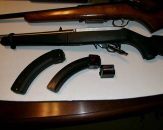 Clips shown with Ruger Take down