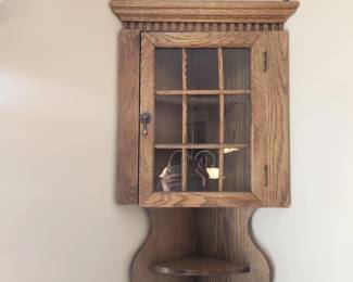 Several Curio Cabinets