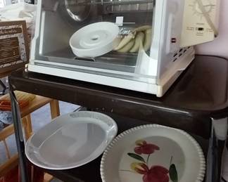 Rotisserie/Serving Platters/Butcher Block/Stand