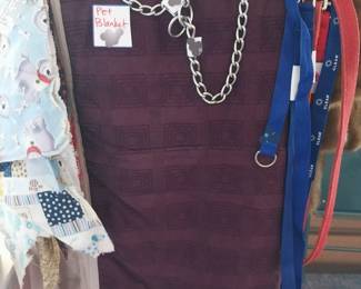 Dog Items-Neck Bandanas, Collars, Pet Blankets